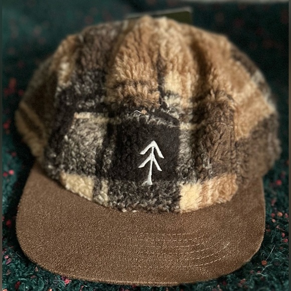 RARE PARKS PROJECT NWT TRAIL CREW 5 PANEL PLAID FLEECE HAT main image 5